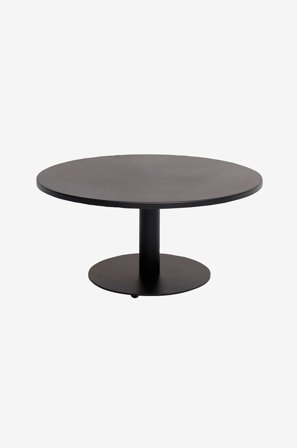 Hillerstorp - Soffbord Näsby Ø80 cm - Svart - Soffbord utomhus - Från Homeroom