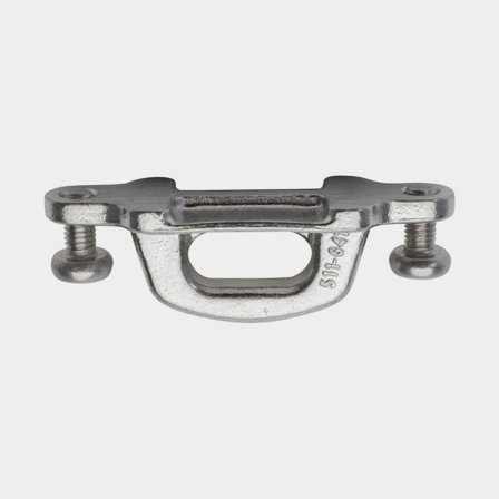 Seldén storskotsfäste glidbeslag T-19 för bomprofiler B087 och B104 i rostfritt stål inkl M5-skruvar, silver