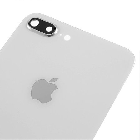 Bakdeksel for iPhone 8 Plus med kameralinsering (ikke-OEM, men høy kvalitet) (FMY)
