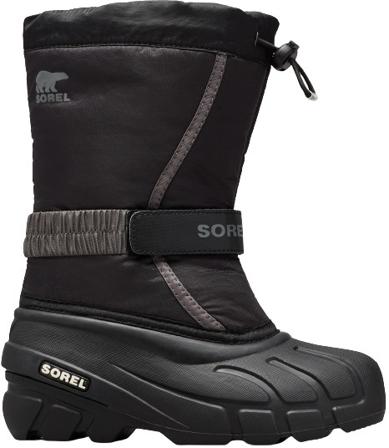 Sorel - Kids Flurry lasten talvikenkä - Musta/harmaa
