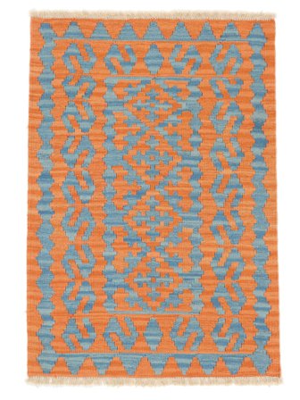 Tappeto Persiano Kilim Ghashghai 86X124 Arancione/Marrone ( Persia/Iran)