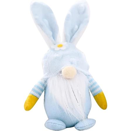 Ny påskedekorativ kaninfigur Kreativ tegneserie ansiktsløs dukke Bowknot dekorative ornamenter Påskedekorasjoner for borddekor Påskeegg Orn