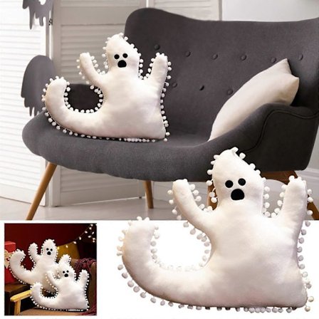 2025 Plyschleksak Vit Boll Spöke Docka Litet Spöke Docka Halloween