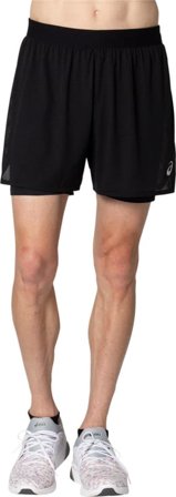Asics Men's Ventilate 2-N-1 5in Short Men workout shorts Black XXL