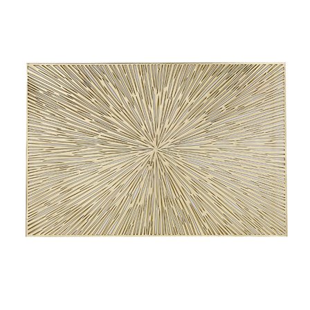 Korkunderlägg i slitstark PVC, kvadratisk, isolerande (Guld)