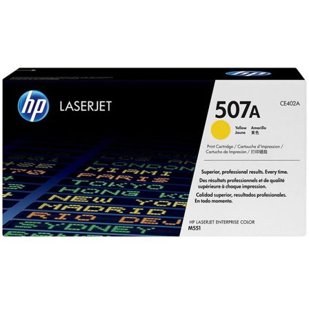 HP Toner CE402A 507A 6K Gul - Lyreco - Toner och bläck - Tonerkassetter - Toner HP