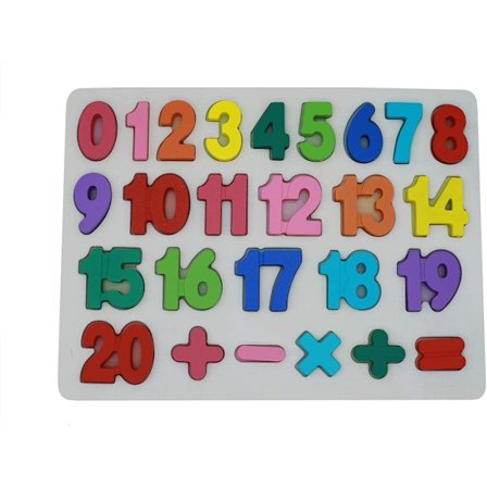 29.5*22*1.2cm(Numerotaulu),Aakkoset Puinen Palapeli ABC Kirjaimet L