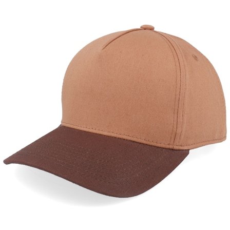 Equip - Blank Caramel/Brown A-frame Adjustable Adjustable Brown Cap - @ Hatstore