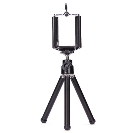 Mobil Tripod: Kompakt, Lätt, Justerbar & Handsfree