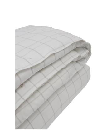 Hotel Light Flannel White/Lt Beige Duvet Home Textiles Bedtextiles Duvet Covers Creme Lexington Home