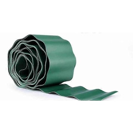 Rabattkant 15 cm hög I 9 m I Grön I Trädgårdskant Plast Gräskant Trädgårdskant