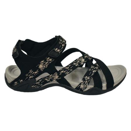 Green Comfort, Splash Sandal In Synthetic Matr. W Slim Straps Black Zwart, Dames, Maat:41 EU,rubber