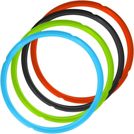 4-pak Pakning, FineGood 5/6qt Størrelse Silikoneringe Trykkoger