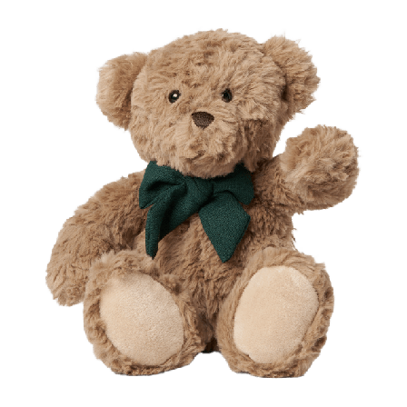 Åhléns Gosedjur teddybjörn med fluga Mjukisdjur Brun ONESIZE