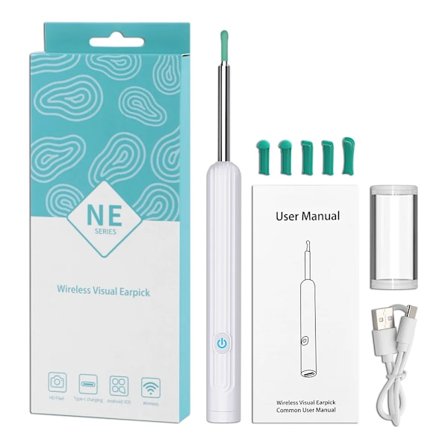 Trådløs Smart Ear Cleaning Endoscope Visual Ear Pick Ear Ske Otoscope Earpick Ear Cleaner