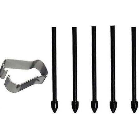 5 stk. bløde spidser, S24 Ultra S Pen-spidser/nib-udskiftning til Samsung Galaxy S24 Ultra, styluspen-nib-udskiftning med bløde silikonespidser