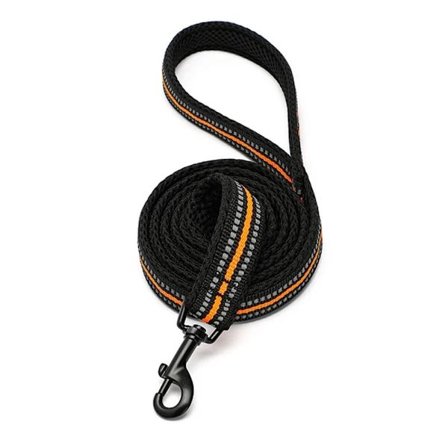 Kæledyrs træktov Reflekterende trækbånd ORANGE Orange