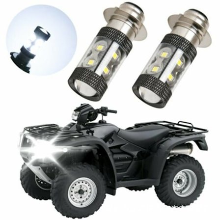 H6m LED-ajovalopolttimot Yamaha Atv:hen, kirkas valkoinen valo