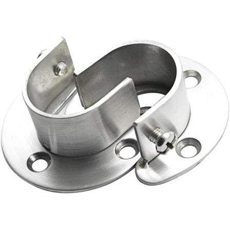 Garderobepolstativer i rustfrit stål, 2 stk. Heavy Duty Garderobe R