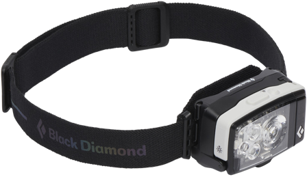Black Diamond Distance LT 1100 otsalamppu, musta