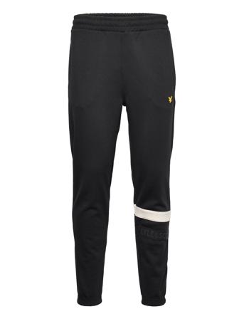 Stripe Sweat Trackies Collegehousut Olohousut Musta Lyle & Scott Sport