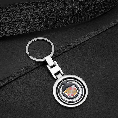 Rund Bil Logo Nøglering til Mænd - Honda & Hyundai Metal Nøglering Vedhæng, Biltilbehør