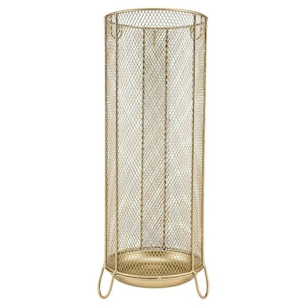 {PL}Nordisk Bærbar Paraplyoppbevaring Stativ Husholdnings Paraplystativ Kommersiell Hotellobby Kontor Paraplybøtte Dør gull