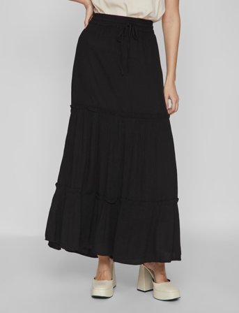 Vila Vimesa Hw Maxi Skirt - Noos - Black - 34