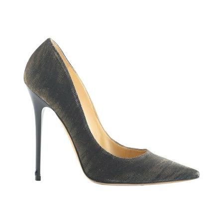 Jimmy Choo Pre-owned, Iridescent Pointy Pumps Bruin, Dames, Maat:37 EU,metallic
