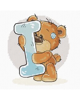 Broderikit Billede Bamse I - Luca-S