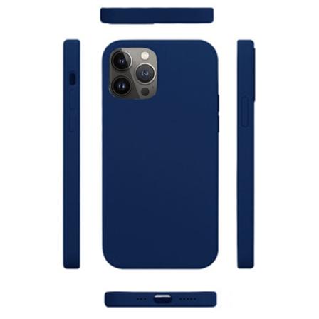 iPhone 13 Pro Max - LEMAN Silikonetui / Beskyttelsesetui Mörkblå