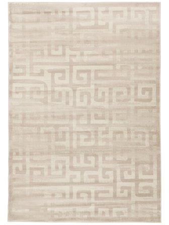 Geometrický Ancient Koberec - Světle Béžová 160X230 V Klasickém Stylu