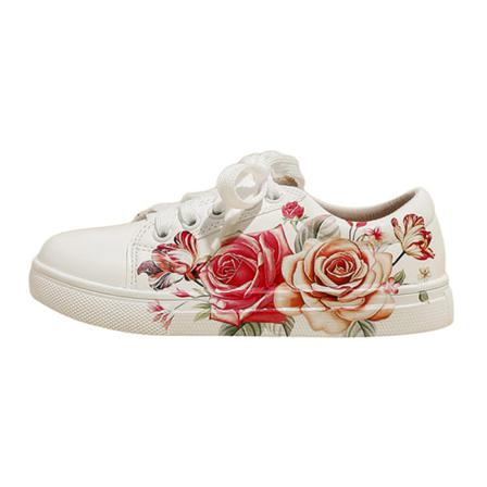 Flickor Rund Toe Flats Låga Casual Sneakers