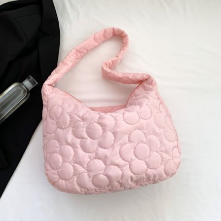Skulderveske Puffy Håndveske ROSA