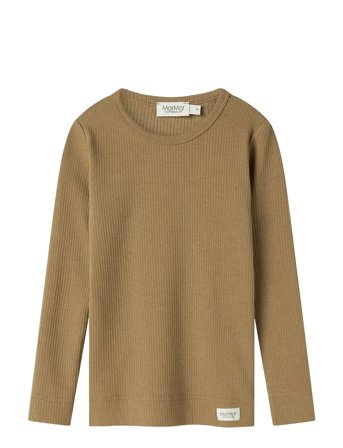 Plain Tee Ls Brown MarMar Copenhagen