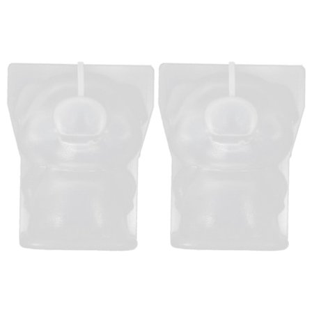 Silikoneforme til håndværk 3D Griseforme Dyrestøbeforme Boligdekoration Transparent 6,50X5,00X3,80CM DIY 2 stk.