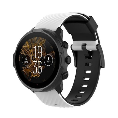 Suunto 7 silikonrem, egnet for Suunto 9/9 Baro Spartan Sport erstatningsarmbånd