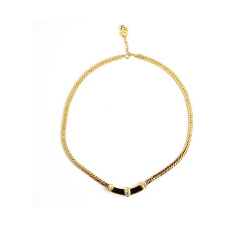 Dior Vintage Pre-owned Necklace , Geel , Dames , Maat: ONE Size Vintage Sieraden