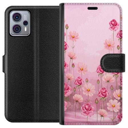 Yhteensopiva Lompakkokotelo Motorola Moto G23 Petal Reverie Soft Blush