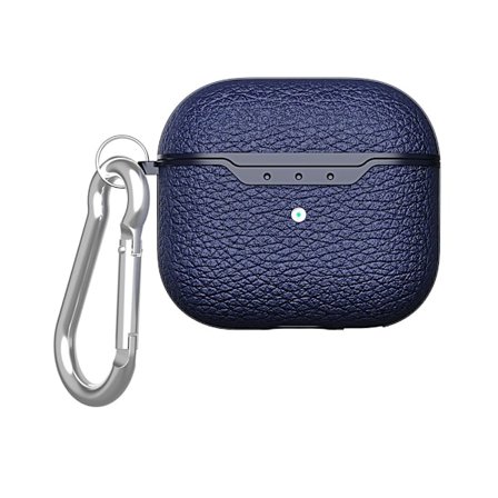 Hårt Skal Kompatibelt med AirPods 3:e Generationen, Fullständigt Skydd med Exakta Utskärningar, Portabel Nyckelring för Enkel Transport, Enkel