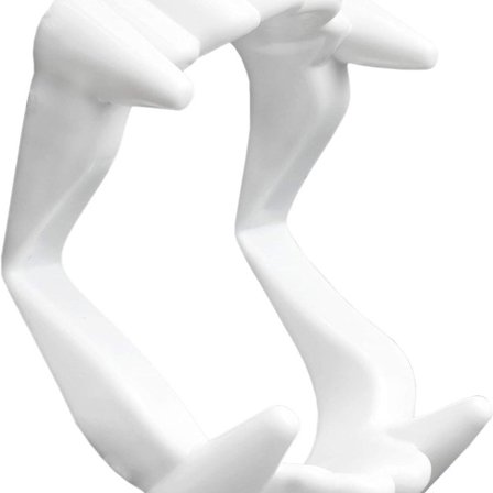 12 stykker plast vampyrtenner hvite tenner skummel Halloween monster KLB