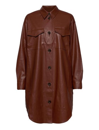 Marie Shirt Dress Brown DESIGNERS, REMIX