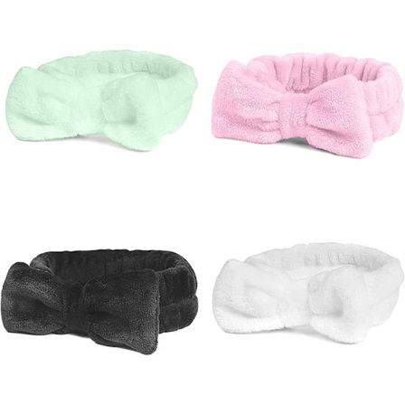 Meikkipanta Korallifleece Rusetti Pannat Hiuspannat Meikki