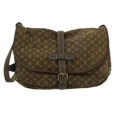 Louis Vuitton Vintage, Pre-owned Canvas louis-vuitton-bags Bruin, Dames, Maat:ONE Size