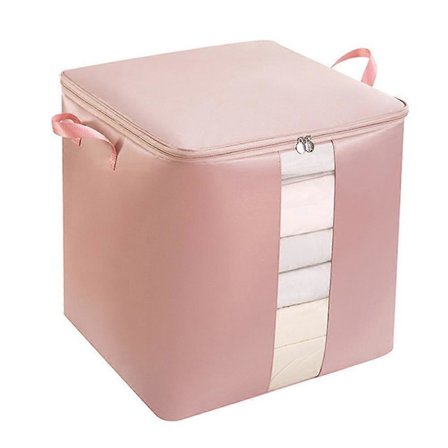Opbevaringspose til tøjdyner - Stor kapacitet, fugtbestandig husholdningsopbevaringspose, pink TCB
