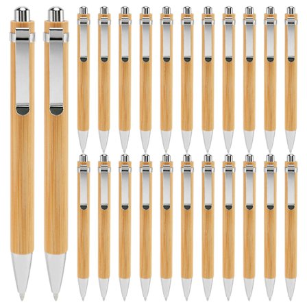 24 kpl/erä Bambu-pallokärkikynä Stylus kosketuskynä Toimisto- ja koulutavarat Kynät ja kirjoitusvälineet