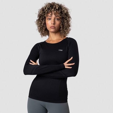 ICANIWILL Everyday Seamless LS, Black