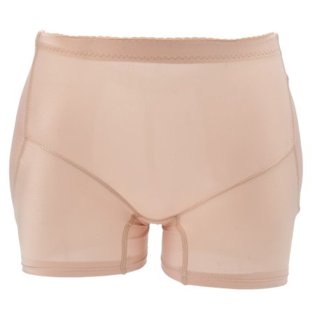 Mjuka andningsbara höftstöd trosor damer vadderade rumpa kropp forma underkläder hudfärg 2XL