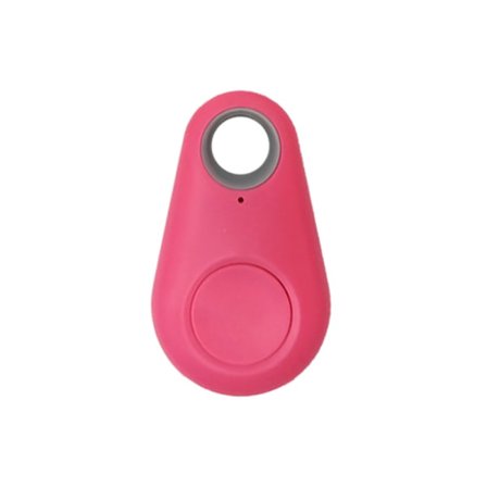 2 stk. (Pink farve) Mini Bluetooth Tracker Taske Tegnebog Nøgle Kæledyr Anti-L