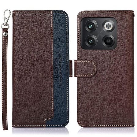 KHAZNEH Phone Cover for OnePlus 10T / Ace Pro - Brown/Blue